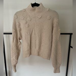 Cream cropped sweater